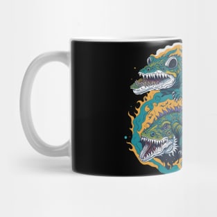 Abstract Lizard Mug